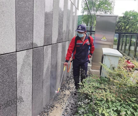 噴灑藥物防治孳生