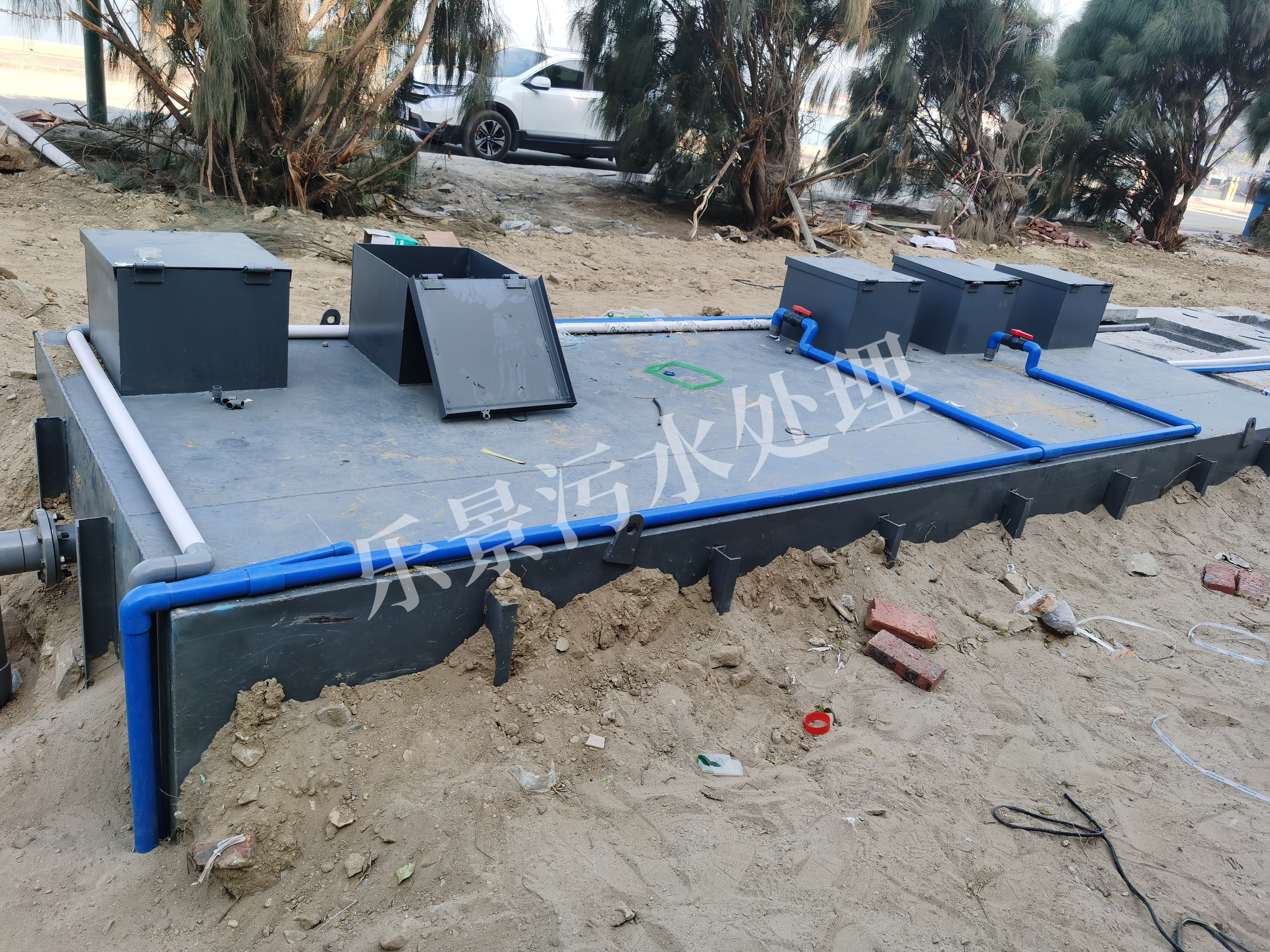 江門項目-每天50噸生活污水一體化設(shè)備-樂景