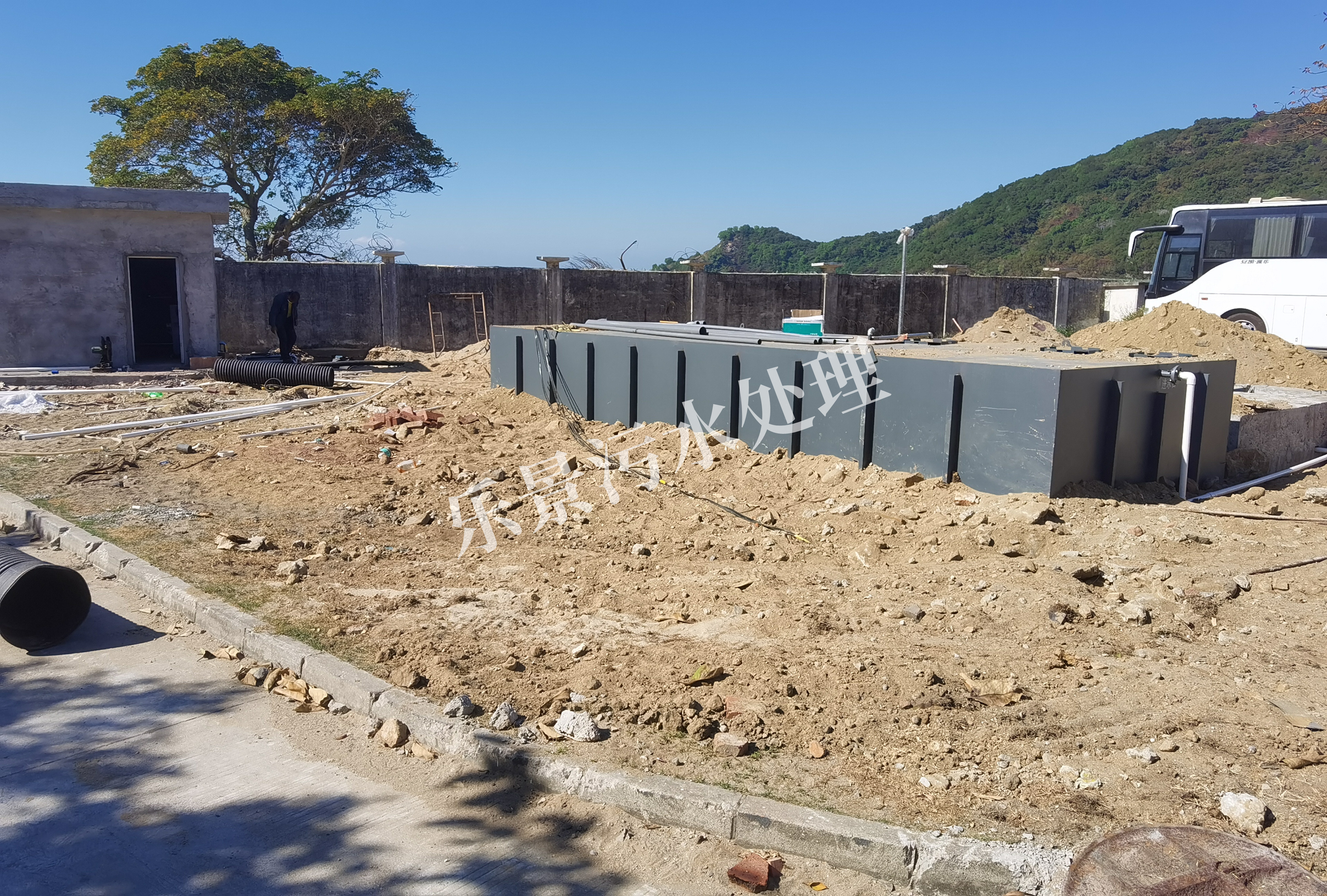 江門項目-每天120噸生活污水一體化設(shè)備-樂景