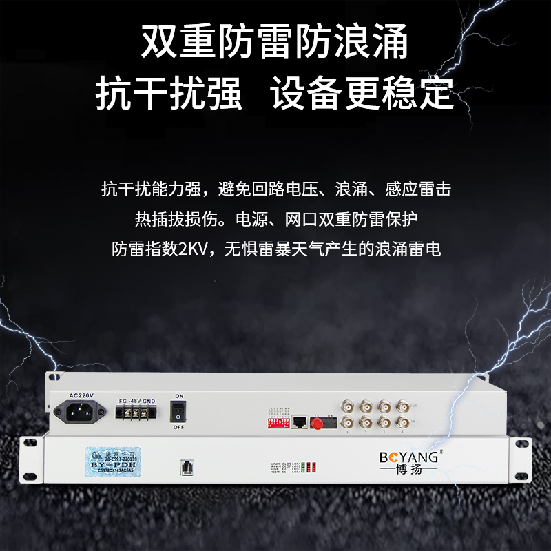 PDH光端機(jī) 4路E1 4路2M光端機(jī) 單模單纖60km