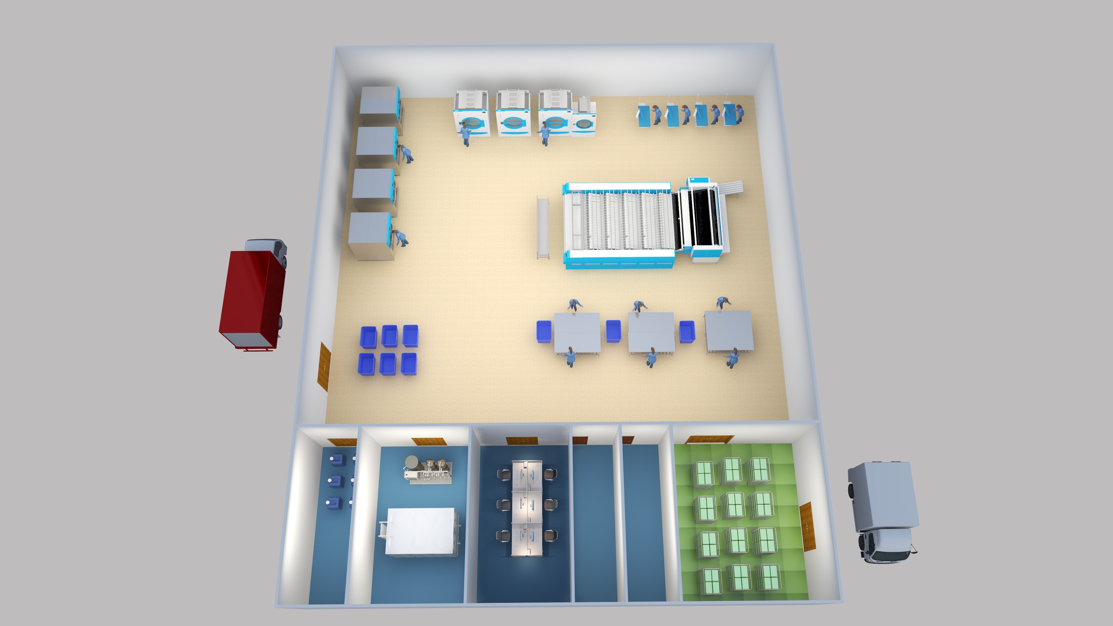 賓館洗衣房（小型）