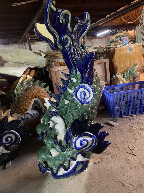 1米高古式鰲魚