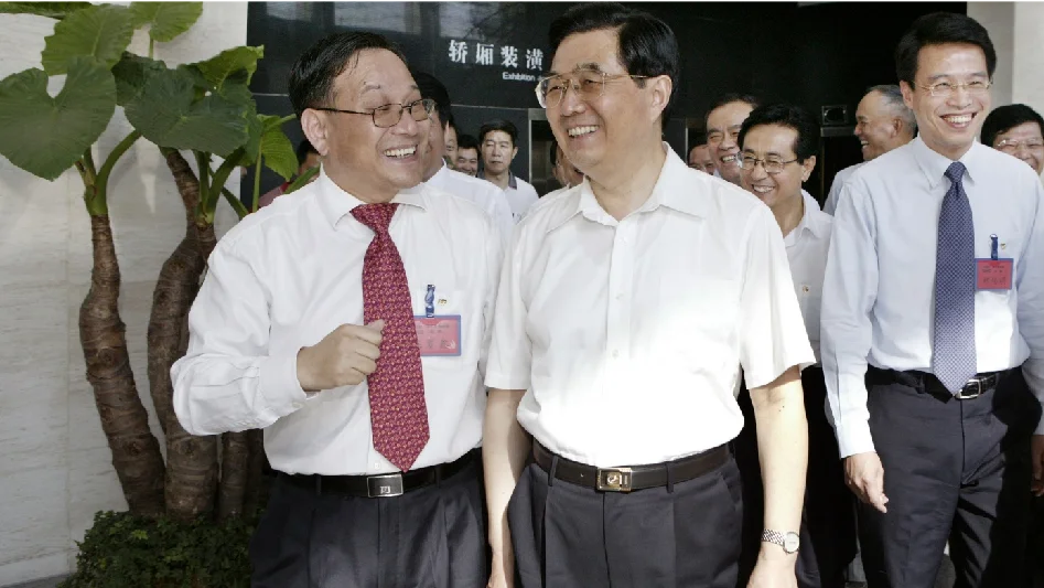 Comrade Hu Jintao visited on July 28, 2007