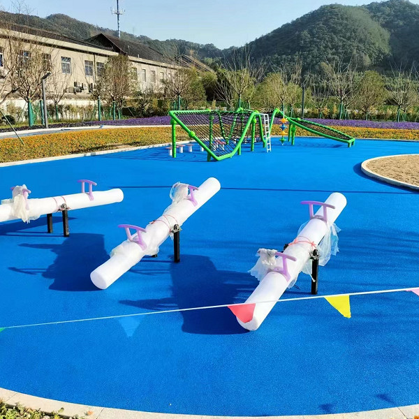 浙江奉化溪口公園休閑塑膠跑道