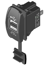 USB插座 2A口，IP65