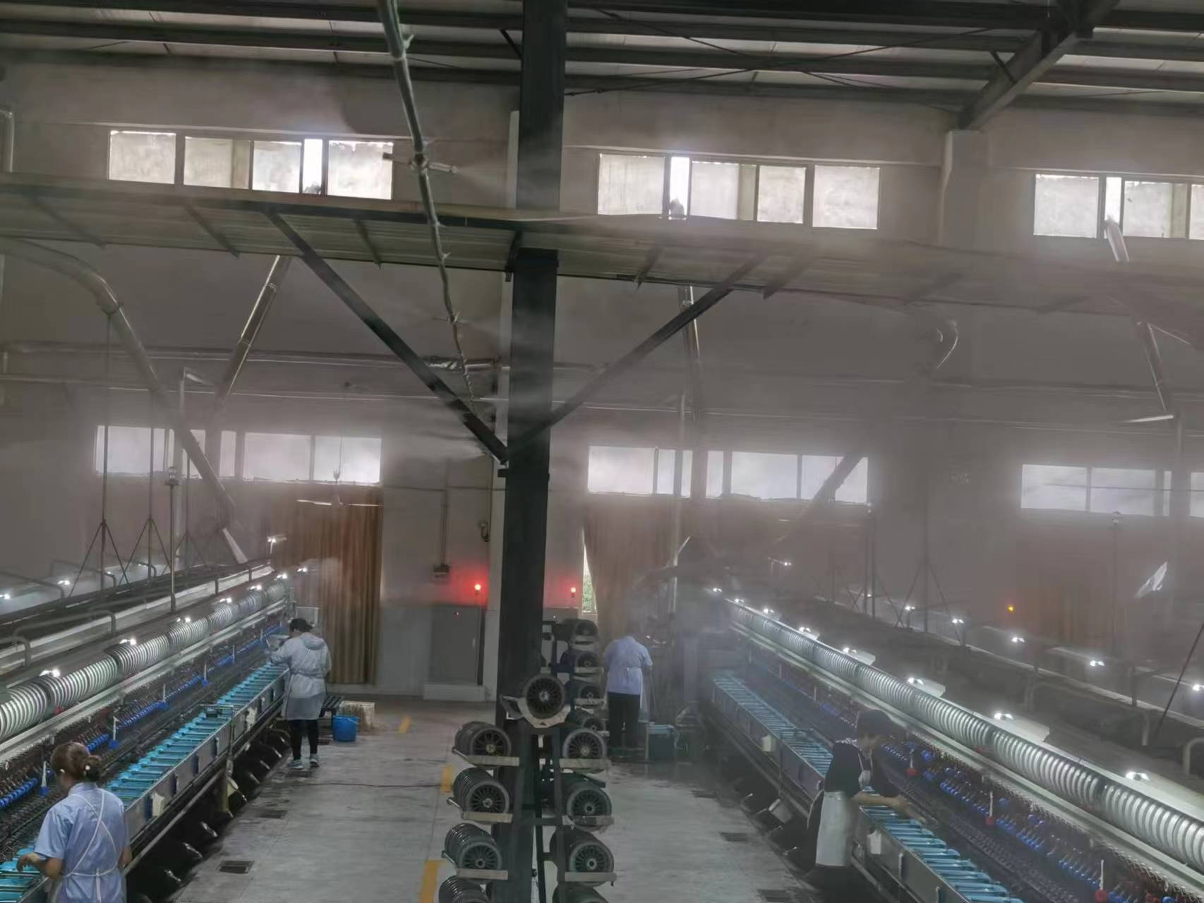 广安安泰蚕丝绸集团纺织车间加湿