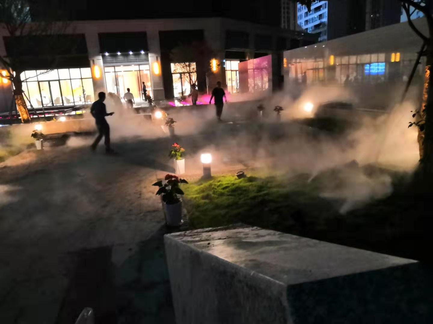 深圳特发幸福里景观造雾