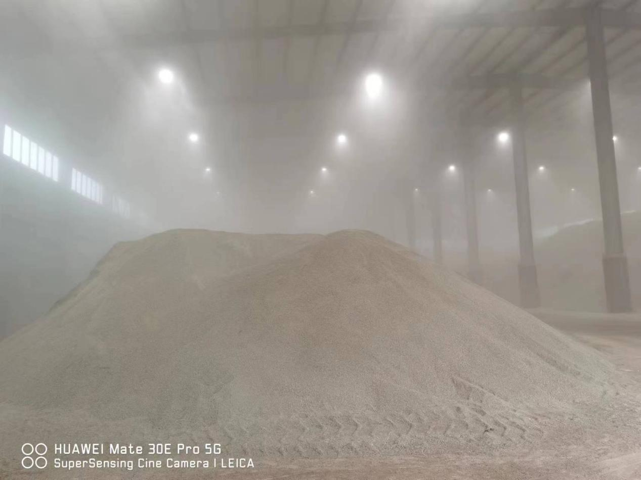 宜宾天宜锂业原料库除尘案例