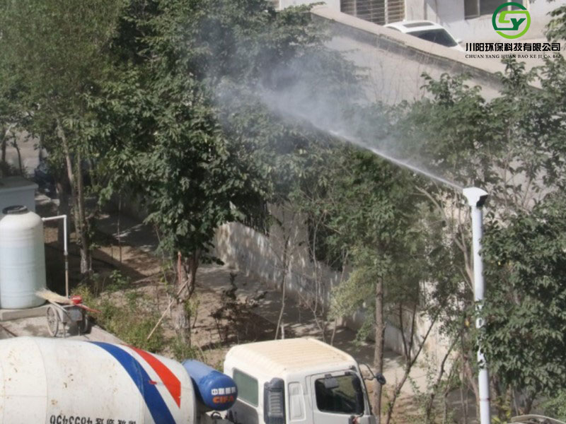 高空旋转喷雾系统案例