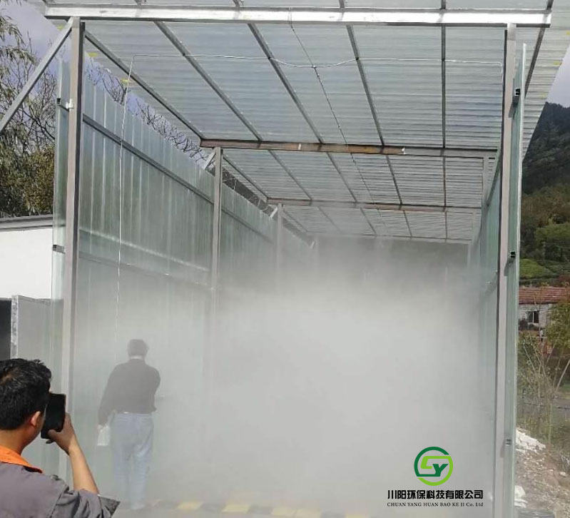 全自动车辆消毒通道案例