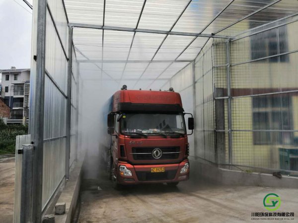 全自动车辆消毒通道案例