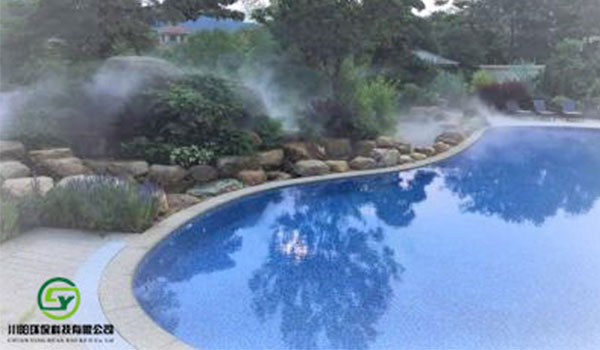 室外泳池噴霧降溫