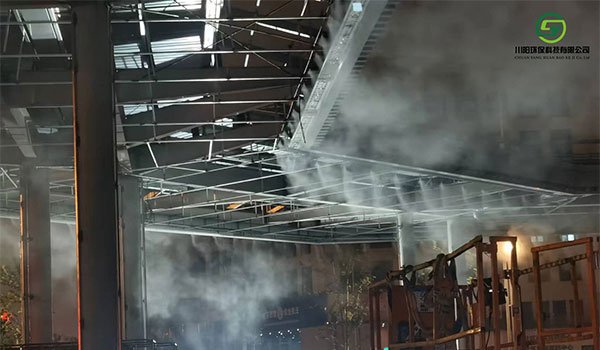 加油站喷雾降温