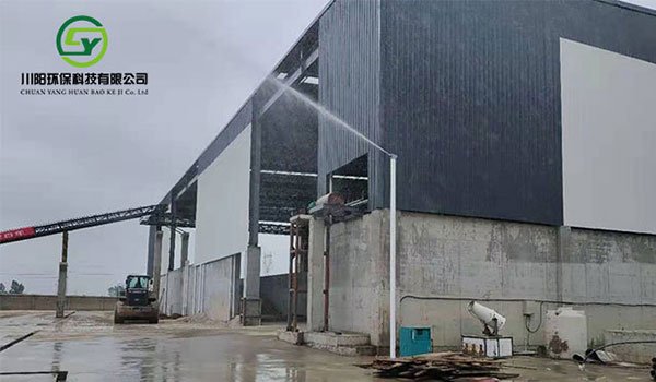 高空旋转喷雾系统案例