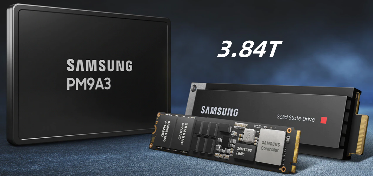 三星（SAMSUNG） PM9A3 企業(yè)級(jí)固態(tài)硬盤SSD U.2接口 PCIE4.0 3.84T