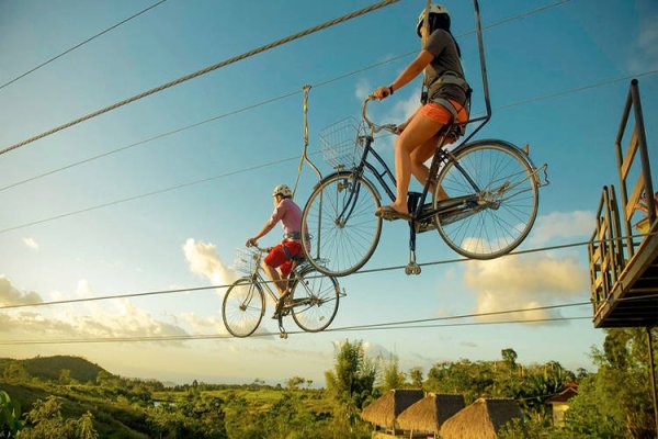 高空自行車