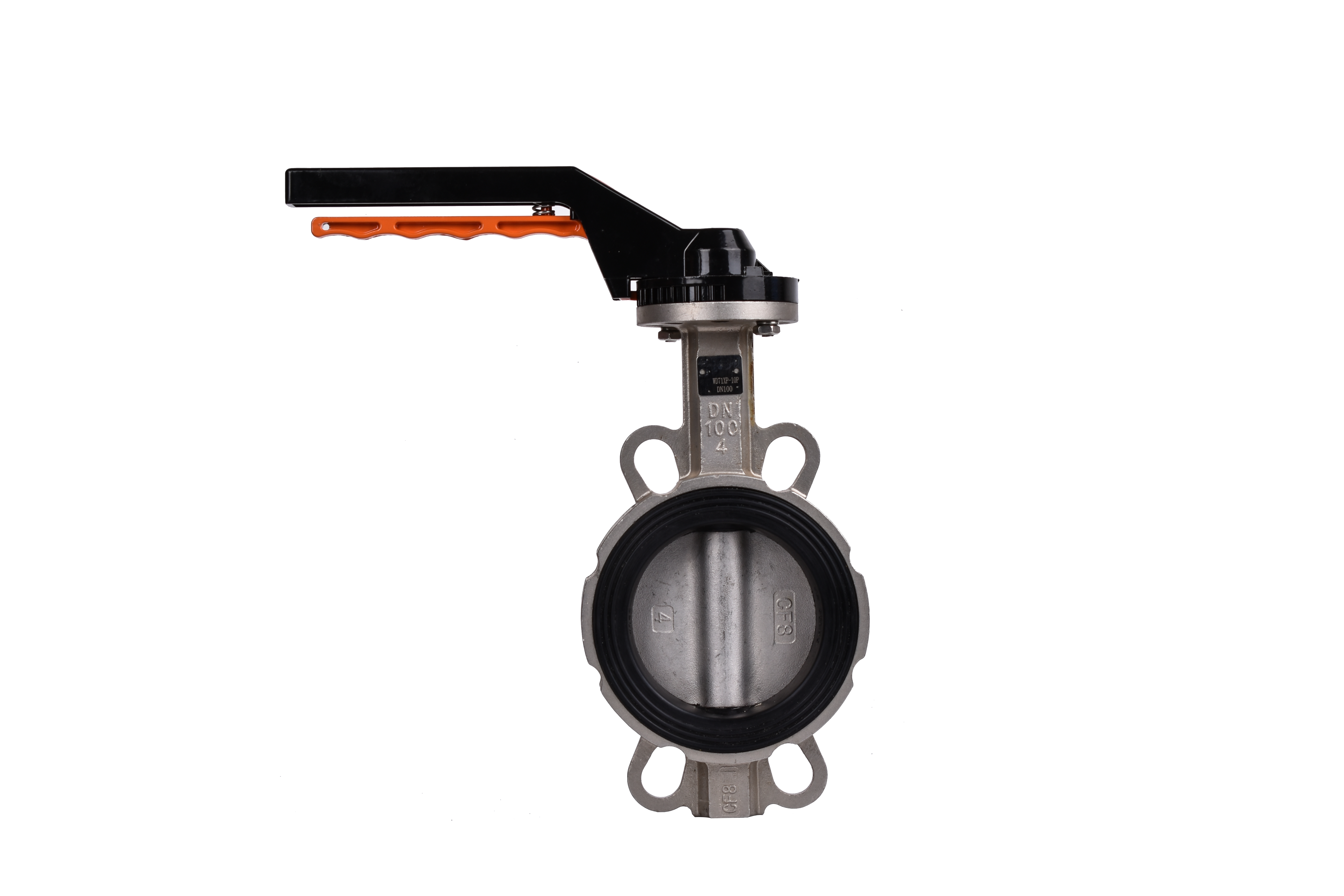 手柄不锈钢对夹蝶阀