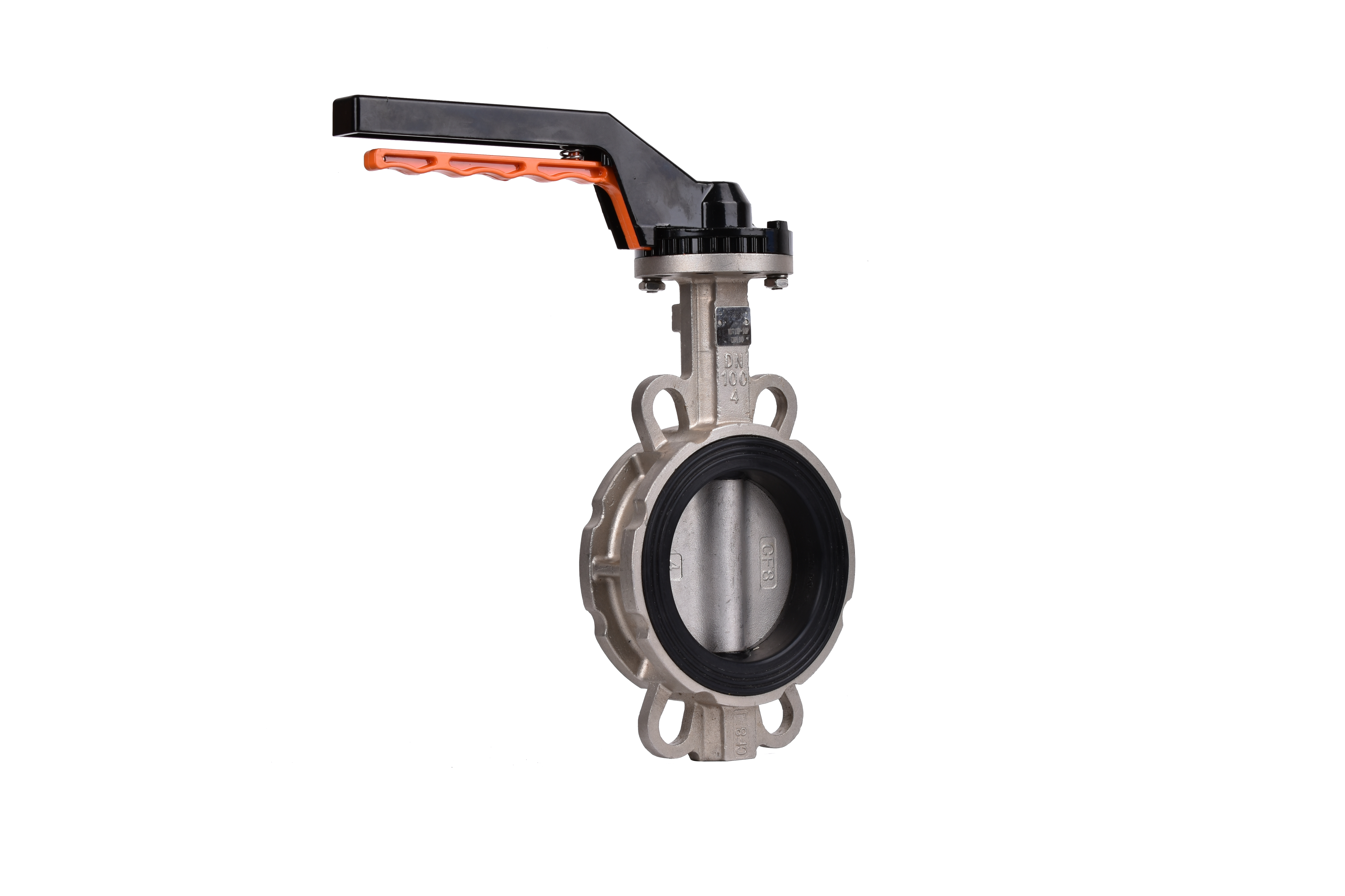 手柄不锈钢对夹蝶阀