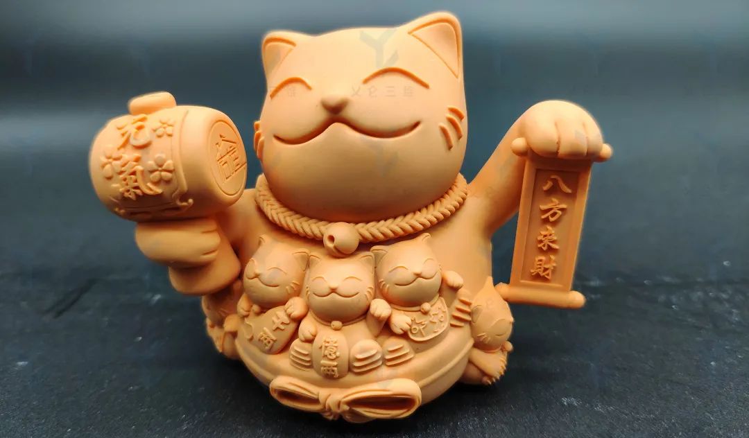 超精細招財貓祝您“財運雙收”