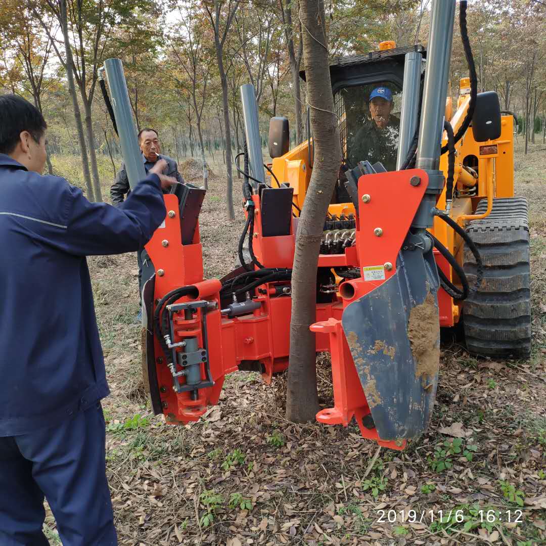 SX-80 四瓣式挖樹機頭 苗木移栽機 挖掘機改裝移樹機