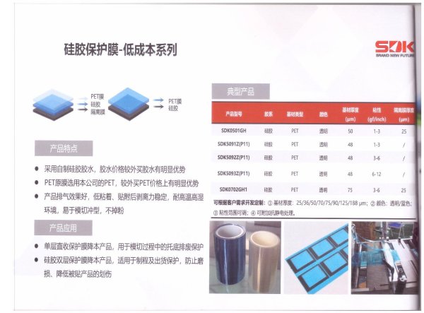 硅膠保護膜-低成本系列