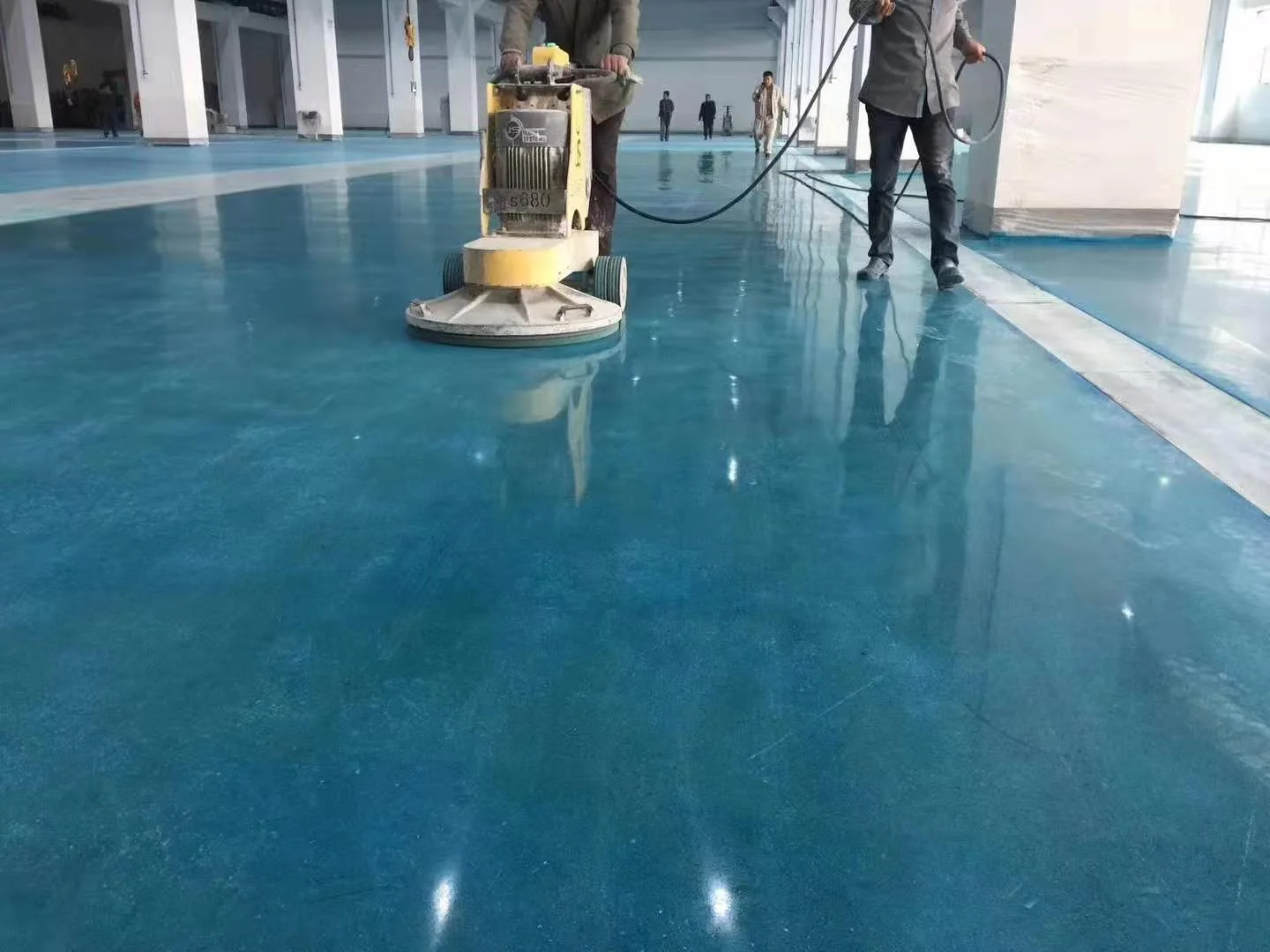 ②藍色金剛砂耐磨地面.jpg