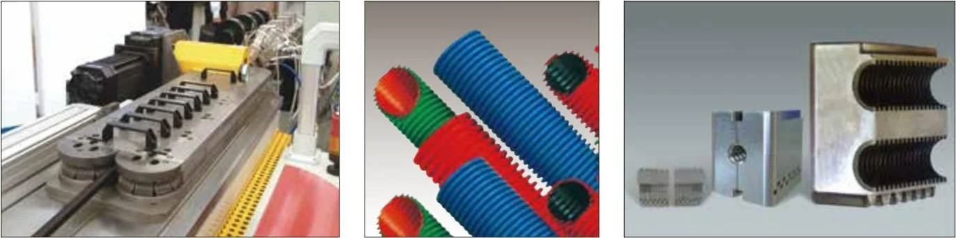 Small Diameter Single Wall Corrugated Pipe Production Line
