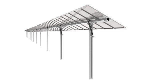 光伏跟蹤支架：平單軸、斜單軸、雙軸有何不同？發(fā)電效率提升多少？