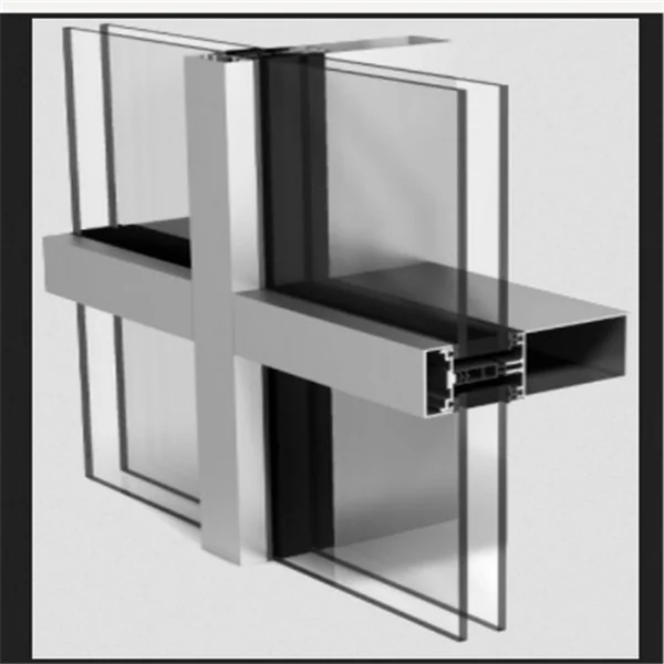 Stick Glazing System Insulated Glass Facade Curtain Wall Structural Glazing Stick Built ...