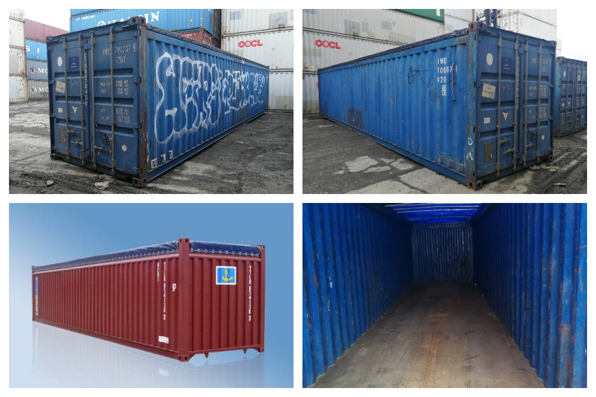 40OT（40’開頂集裝箱）