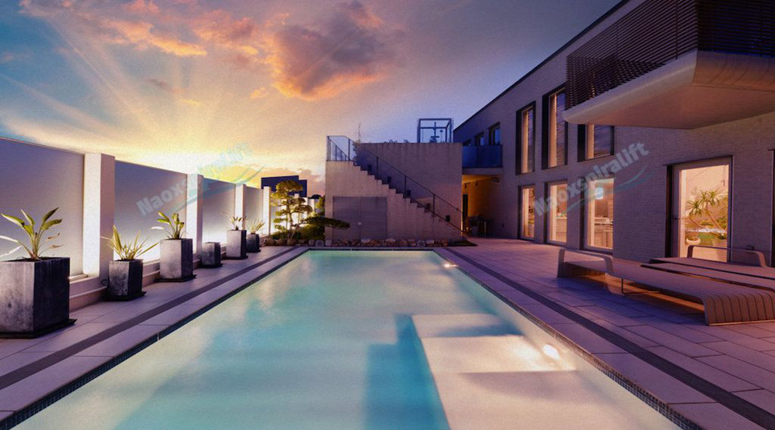 商業戶外升降泳池