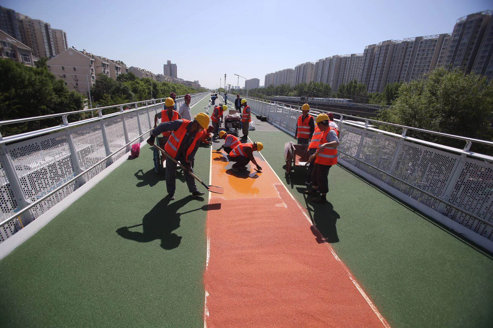 北京彩色路面