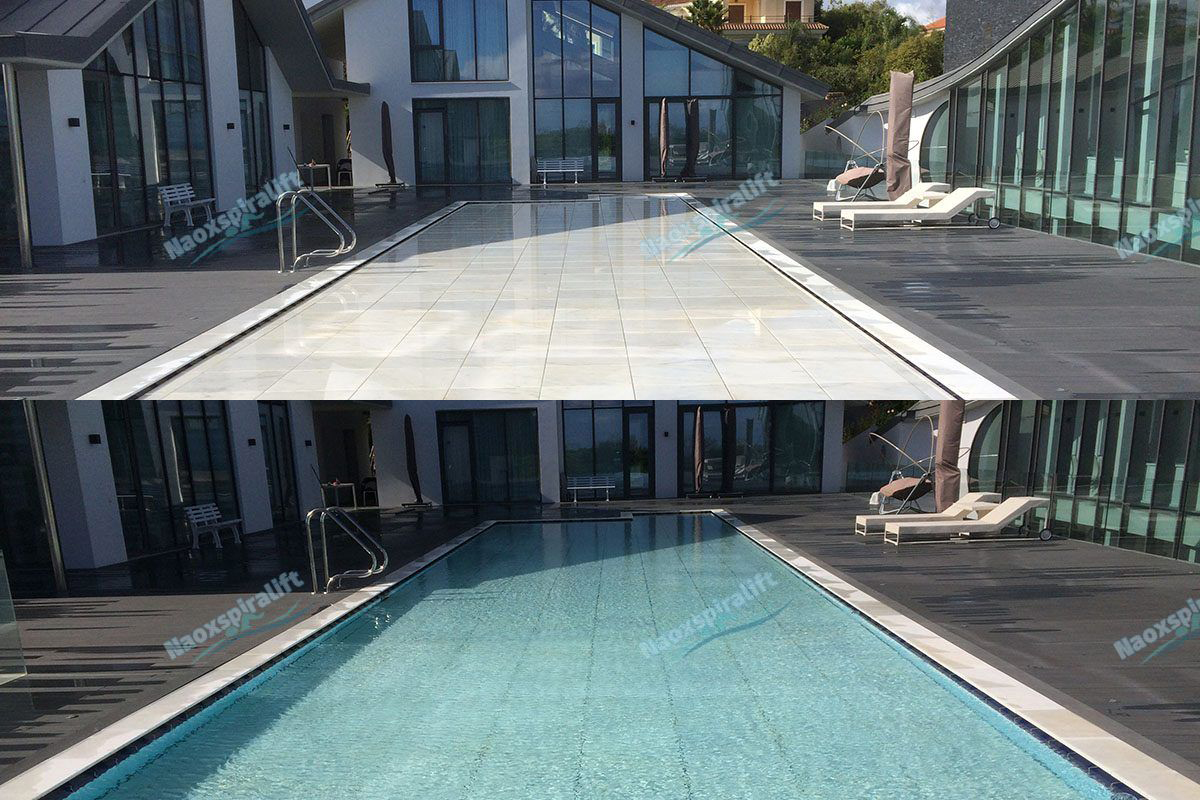 Naoxspiralift泳池升降池底可以是不規則形狀嗎