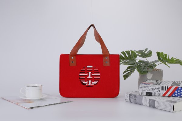 毛氈布袋（紅）