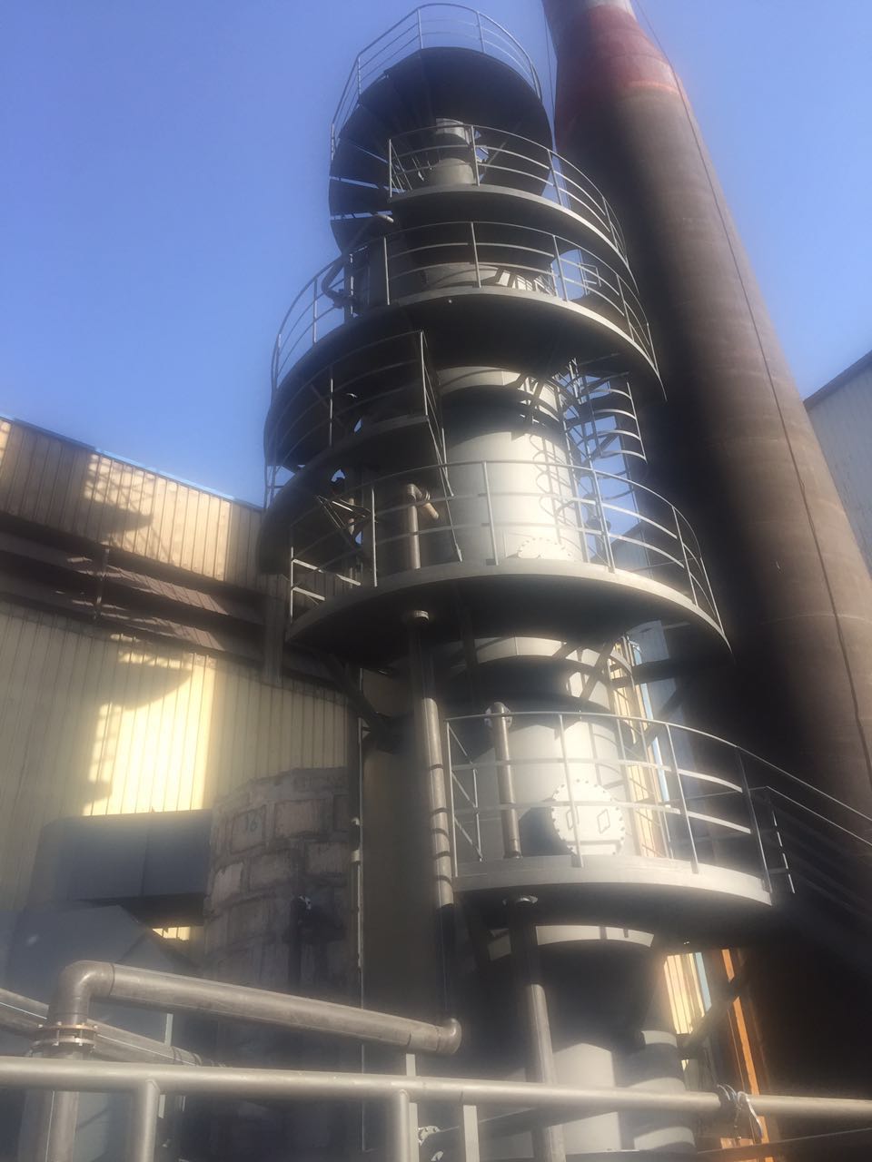 鋼鐵行業-奧科達制管有限公司加熱爐煙氣脫硫除塵一體化項目