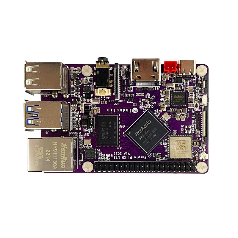 RK3566 四核A55<br>Purple Pi OH鸿蒙开发板