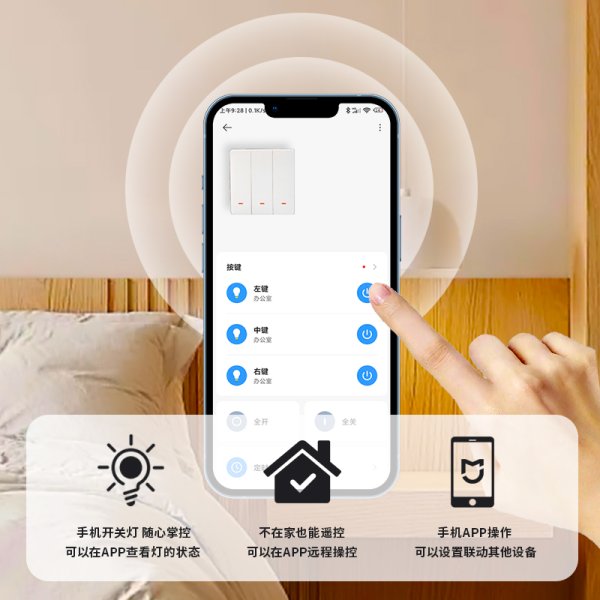 智能按鍵開關（藍牙+WiFi）