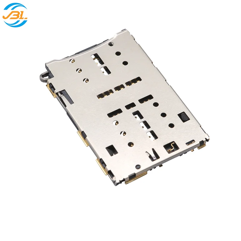 Sim Card Slot Module Chinese supplier two nano sim card and tf card two of three socket ...