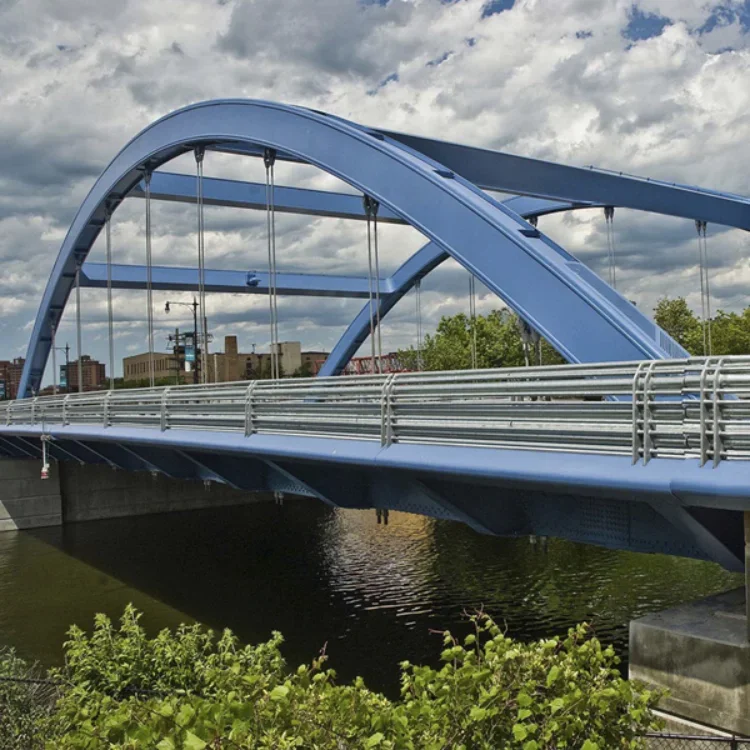 Custom Bridge Bespoke Two-hinged arch Three-hinged Steel Arch Bridges-FAMOUS