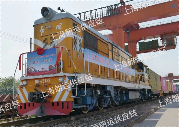 “到站即到港”，這條international物流新通道開通啦！