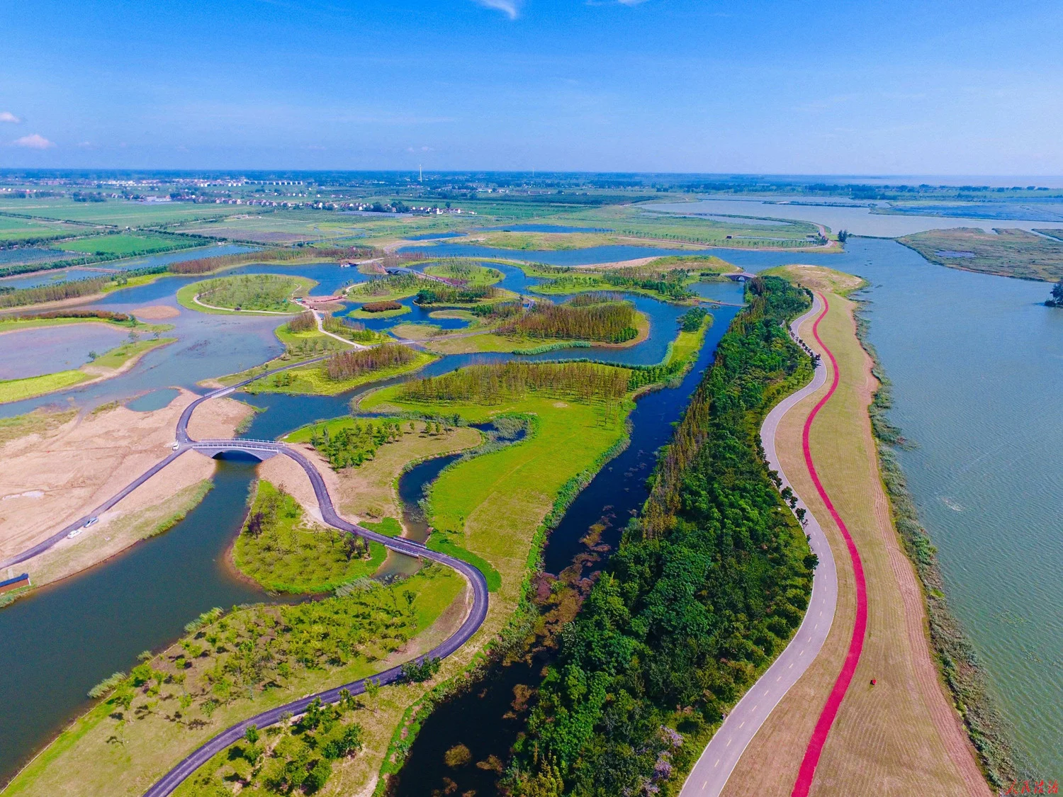 江蘇宿遷市彩色路面