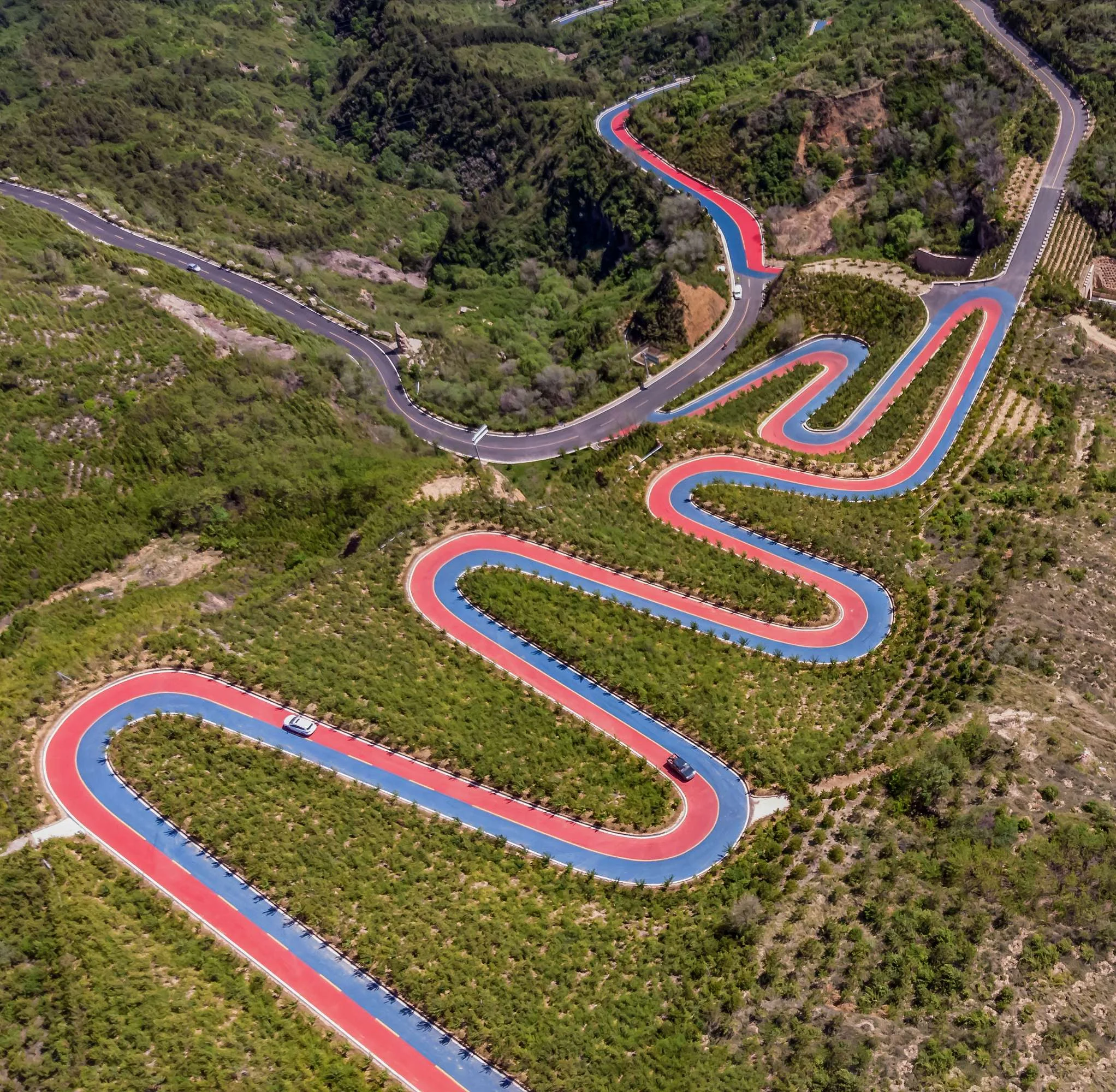 山西太原彩色路面