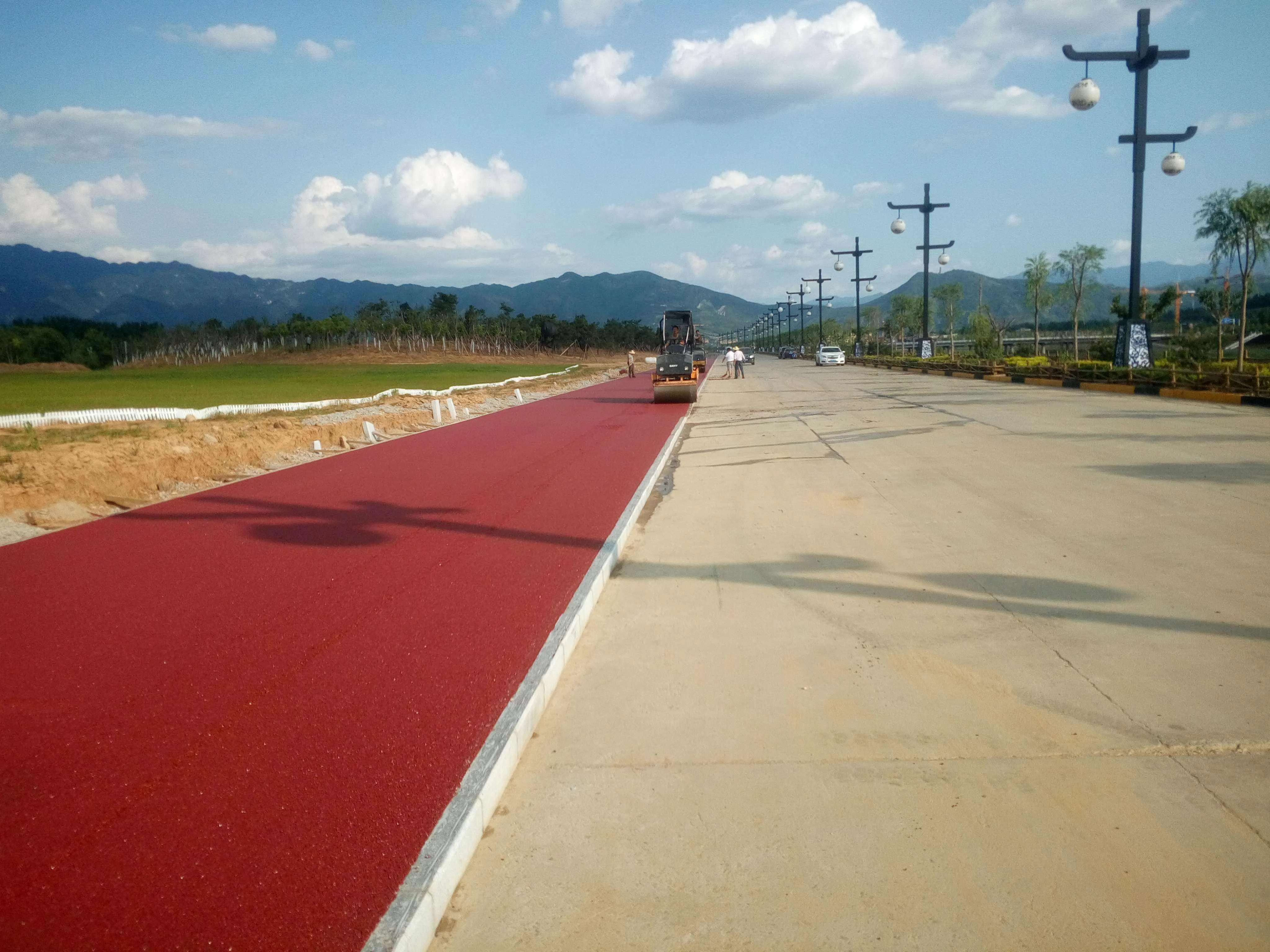 彩色防滑路面