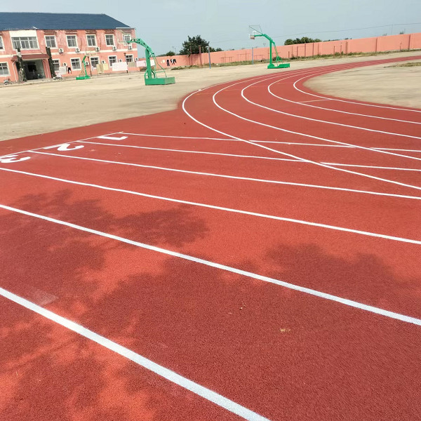 泰州興化新垛中學操場塑膠跑道