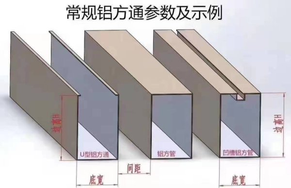 裝飾鋁型材天花吊管