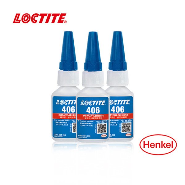 乐泰瞬干胶406塑料橡胶
