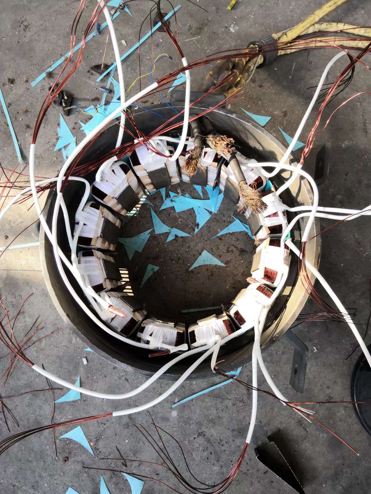 永磁同步電機維修