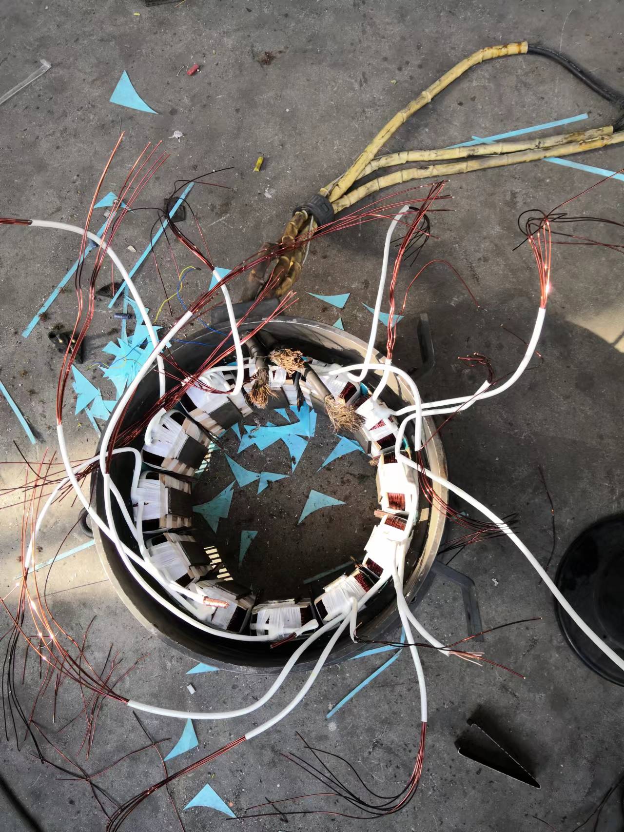 永磁同步電機維修