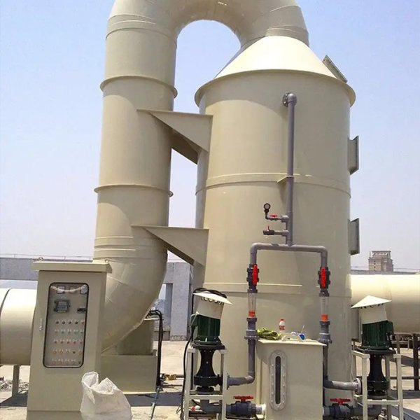 噴淋塔：廢氣凈化的 “化學戰場”
