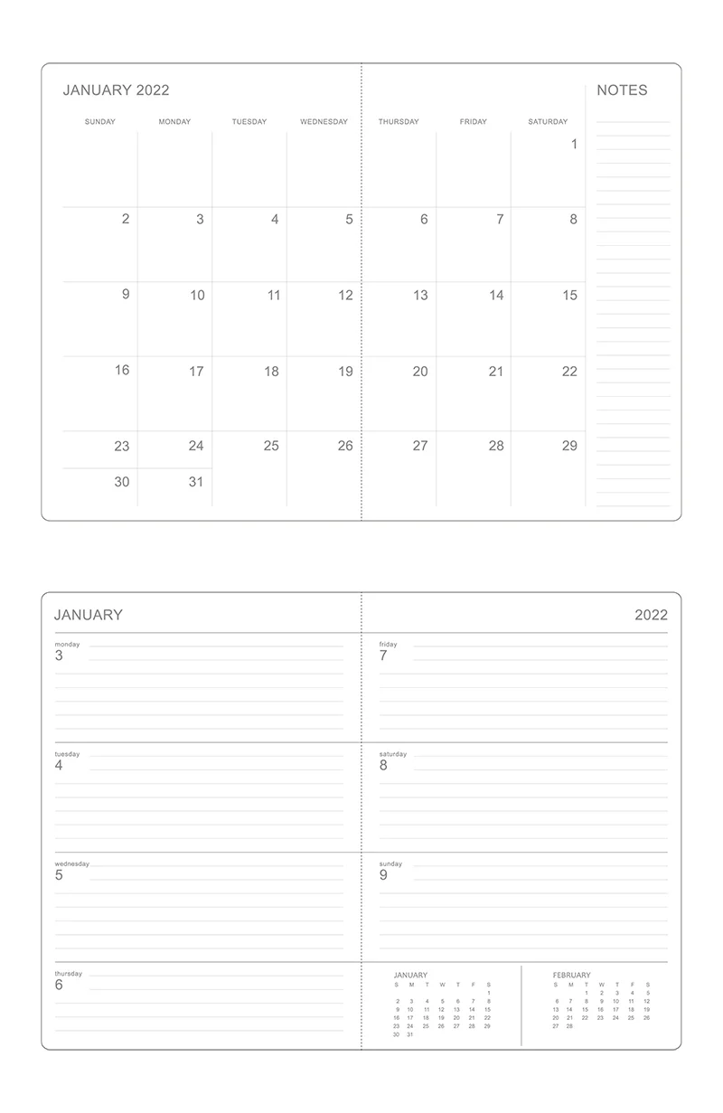 Custom-Colorful Weekly Diary-Company-Factory-Johnshen